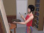Rzadko ktry Sim przejawia taki zapa do nauki, ale w kocu malarstwo to czysta przyjemno. :)