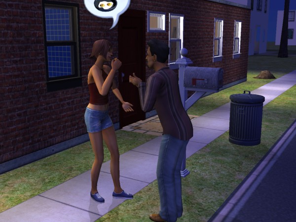 Zofia rozmawia z Donem swoim 3 kochankiem