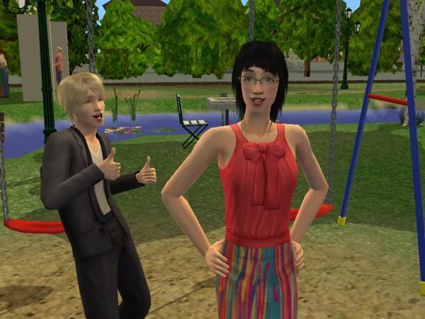 Mąż Felicji, Michał jest trochę niedbały i ma w głowie tylko imprezy, ale wraz z Simką wytrwale podąża ścieżką kariery biznesmena (tutaj państwo Eskalat na małym spacerze) :)